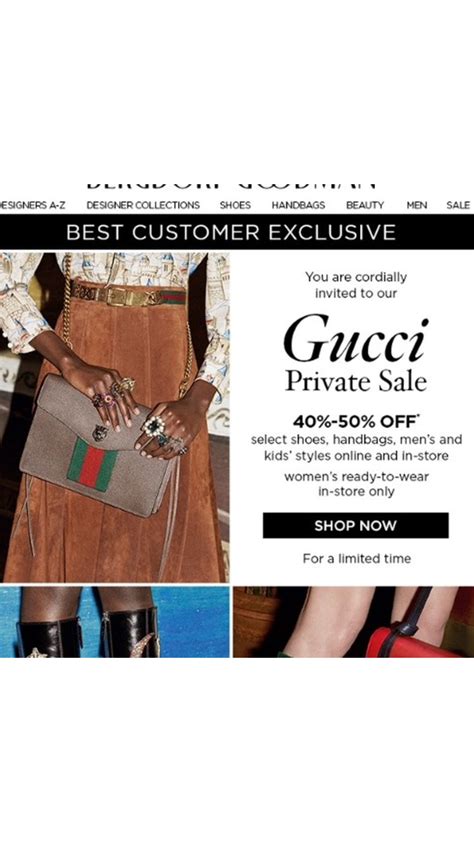 when is the next gucci private sale|Gucci italy price list.